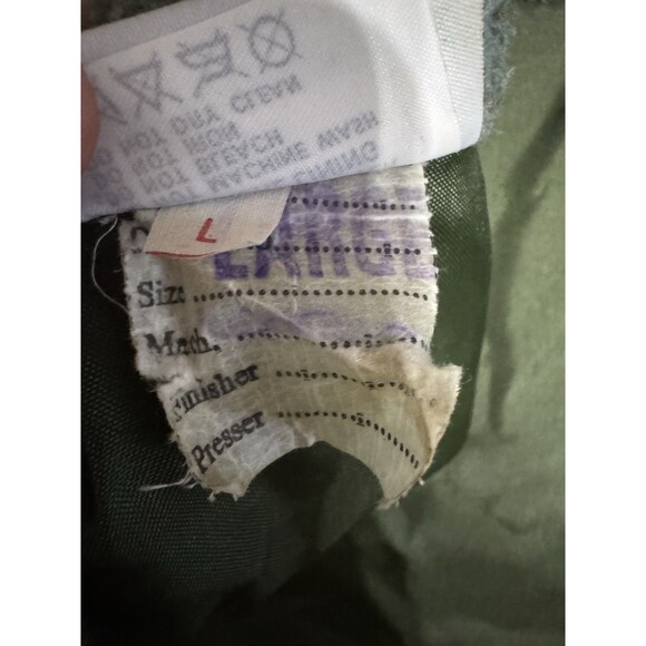 VTG 80s Monsoon Country Cover Scotch Plaid Lined L Barn Coat Jacket Made In UK - Picture 3 of 11